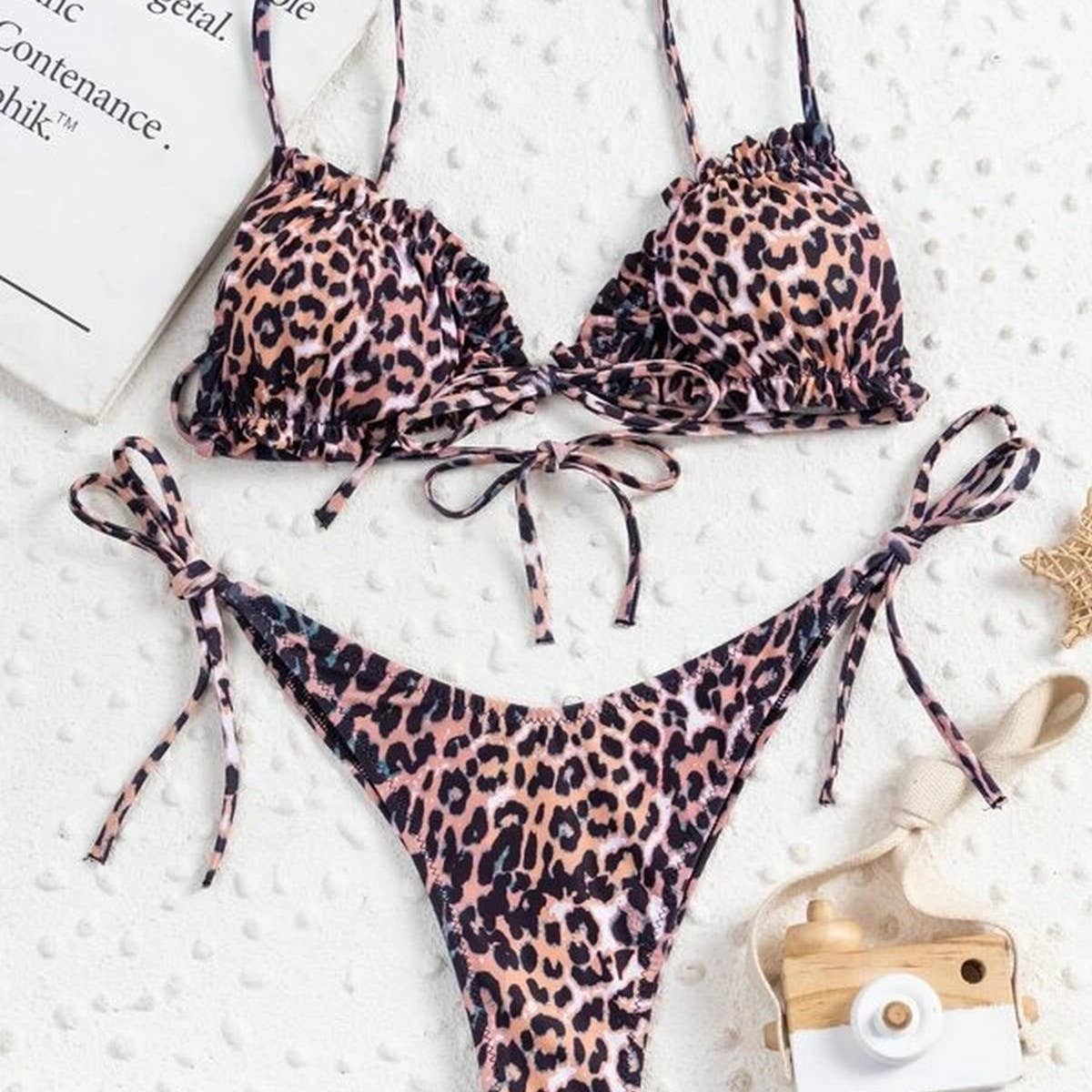 SEXY PLEATED GATHERED HIGH-END SWIMSUIT FOR WOMEN