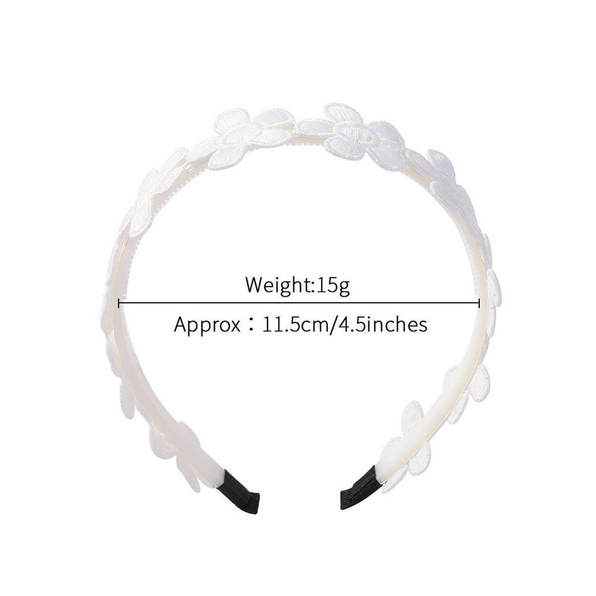 CHILDREN'S VINTAGE DAISY EMBROIDERED HEADBAND