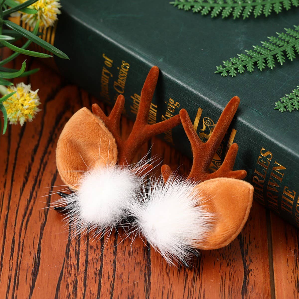 CHRISTMAS CUTE ELK ANTLERS CHILDREN'S HAIRPIN