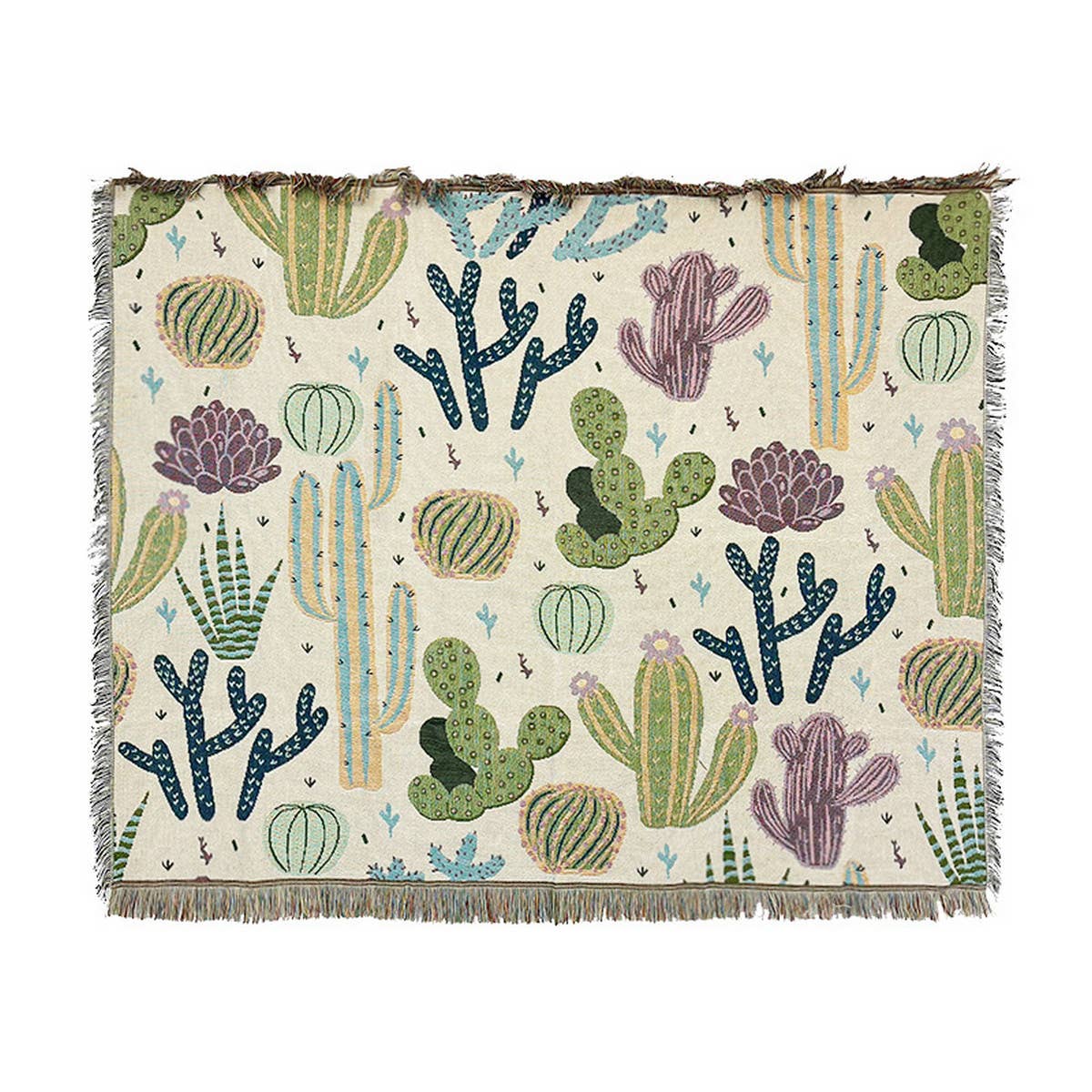 GEOMETRIC KNITTING BLANKET OUTDOOR CAMPING BLANKET