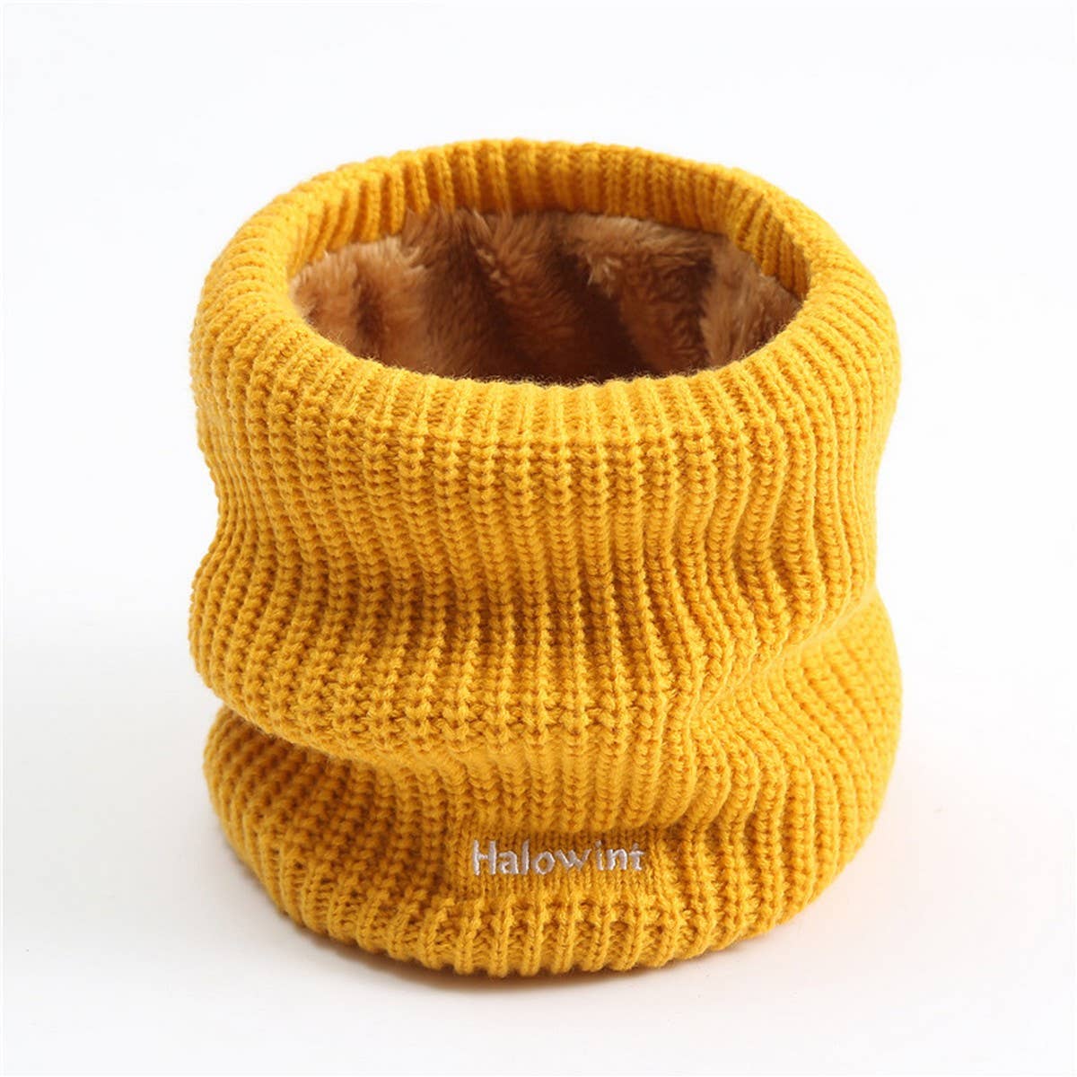 SOLID COLOR EMBROIDERED LETTERS SIMPLE NECK GAITER_CWASC1040