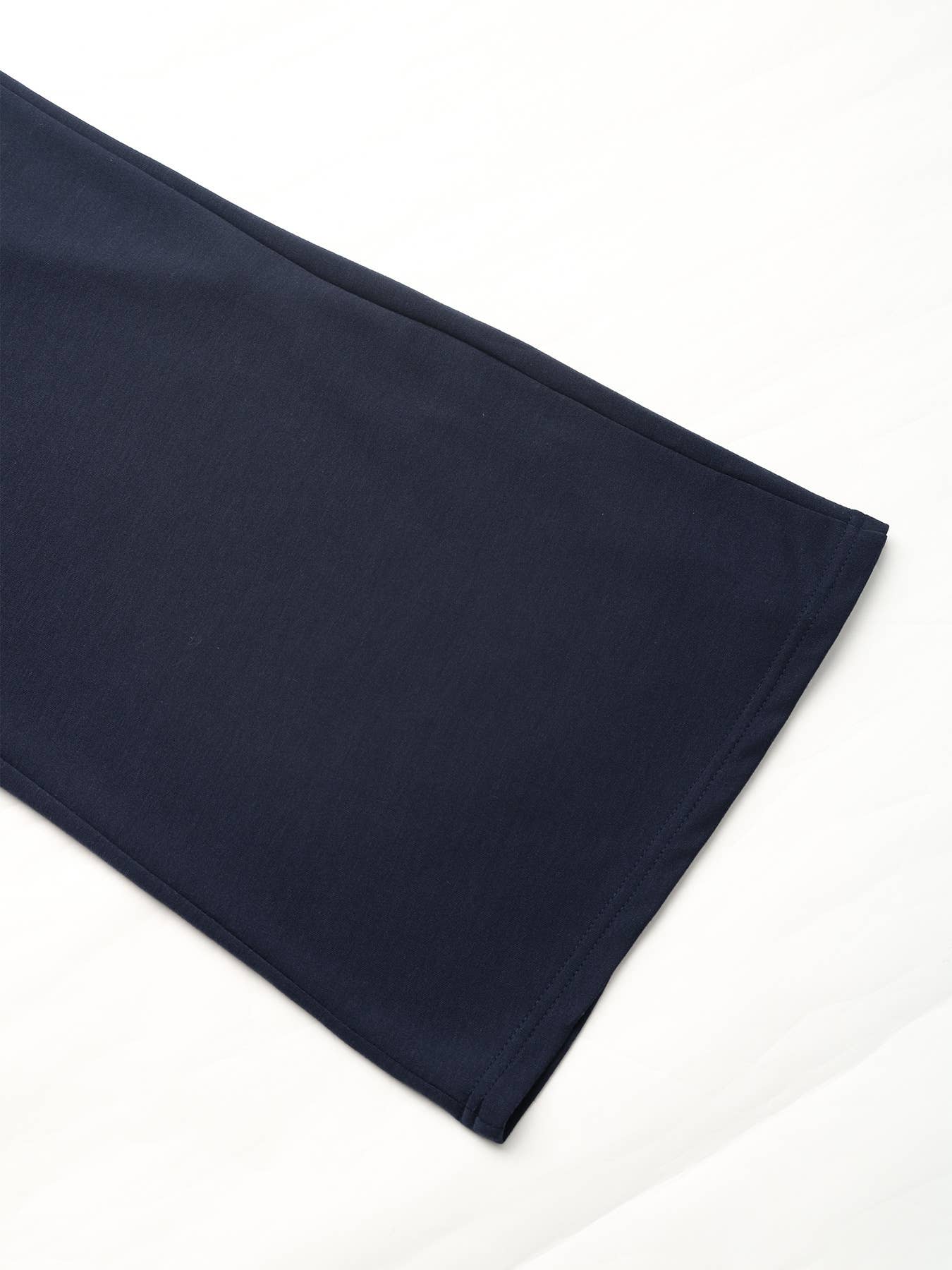 Casual color-blocking wide-leg pants