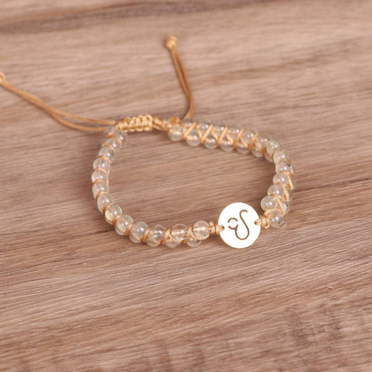 CONSTELLATIONS 4MM STONE BEADS BRAIDED BRACELETS