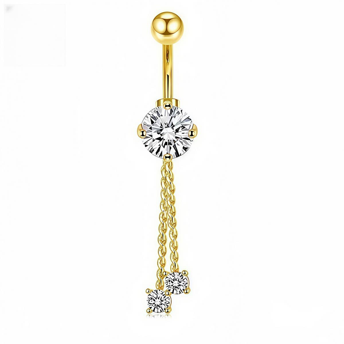 Butterfly CZ Belly Button Ring ??Body Piercing_CWMM9178