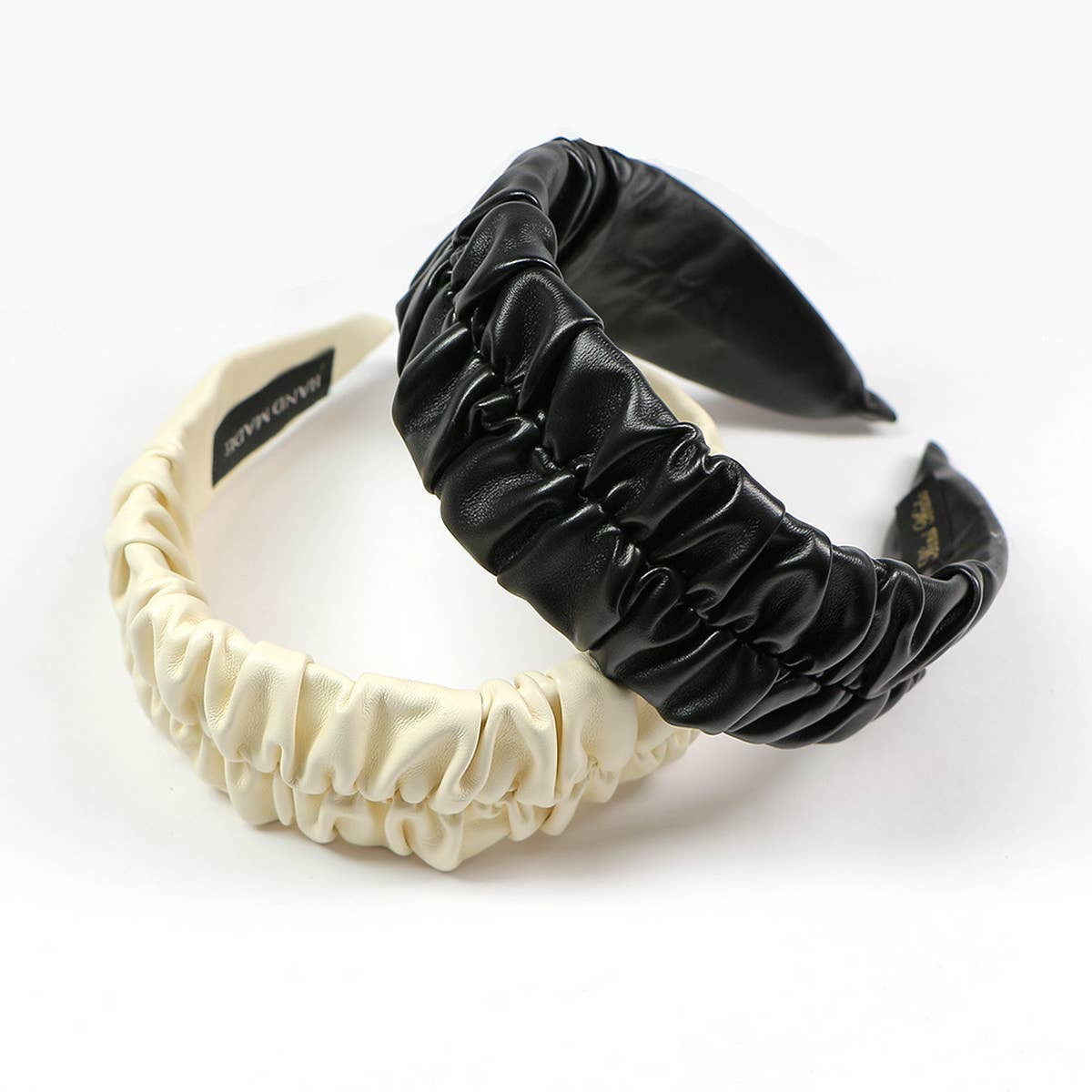 RETRO WIDE-BRIMMED PLEATED HEADBAND_CWAHA0980