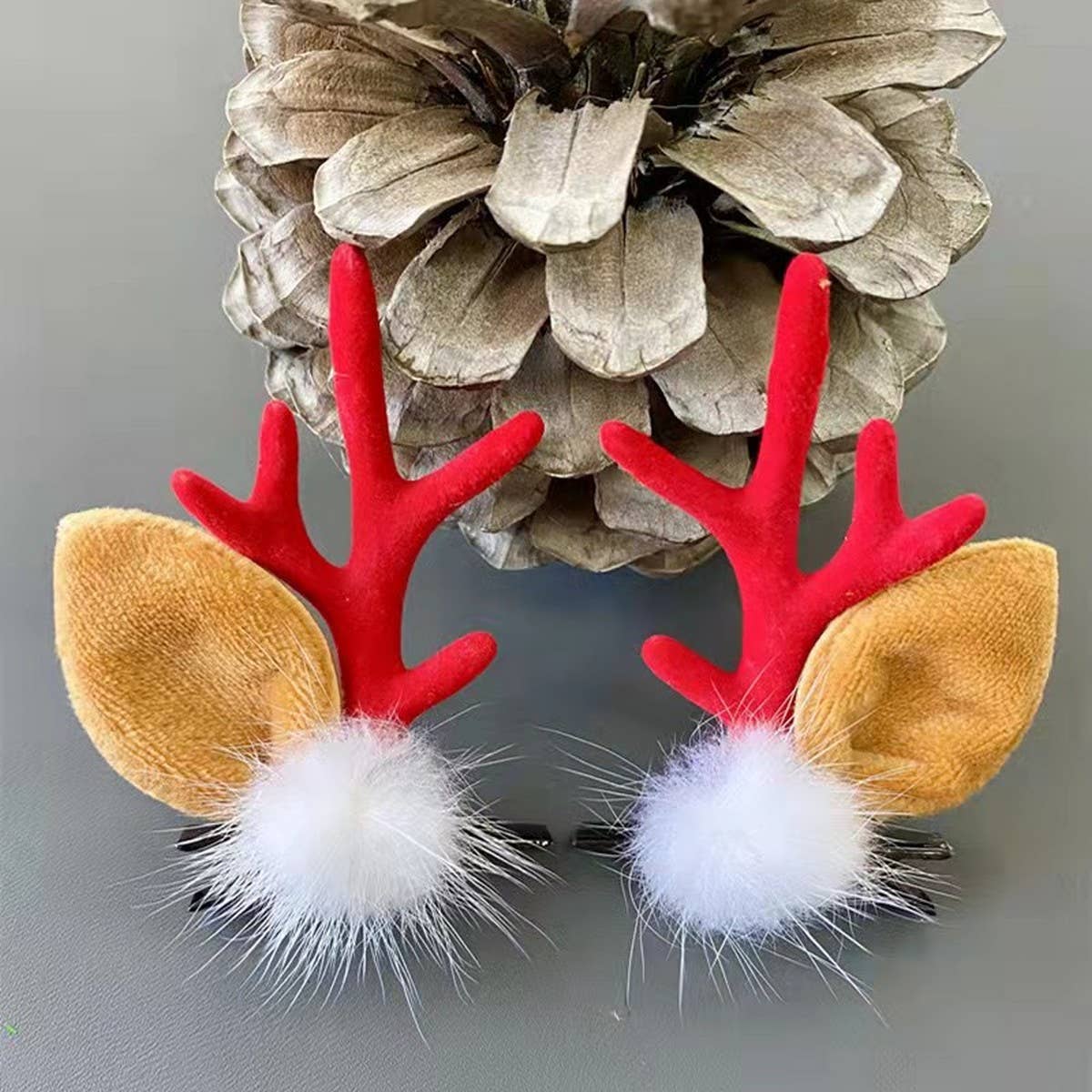 CHRISTMAS CUTE ELK HORN HAIRPIN HAIR ACCESSORIES