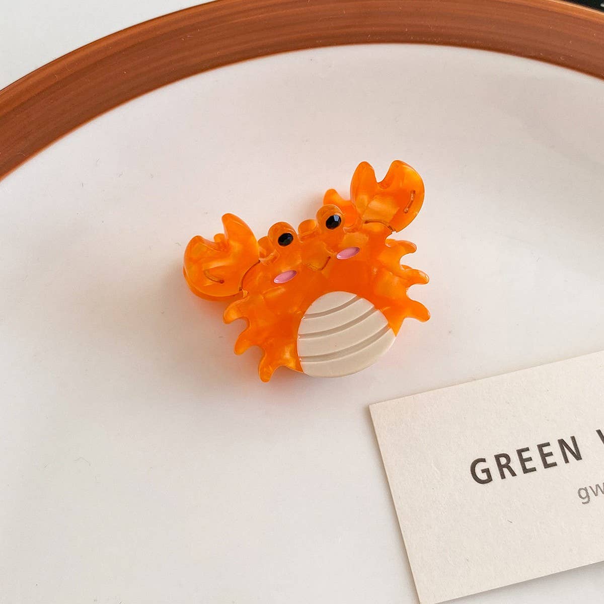 Cute Ocean Hair Clips?Acetate Sea Animal Claws