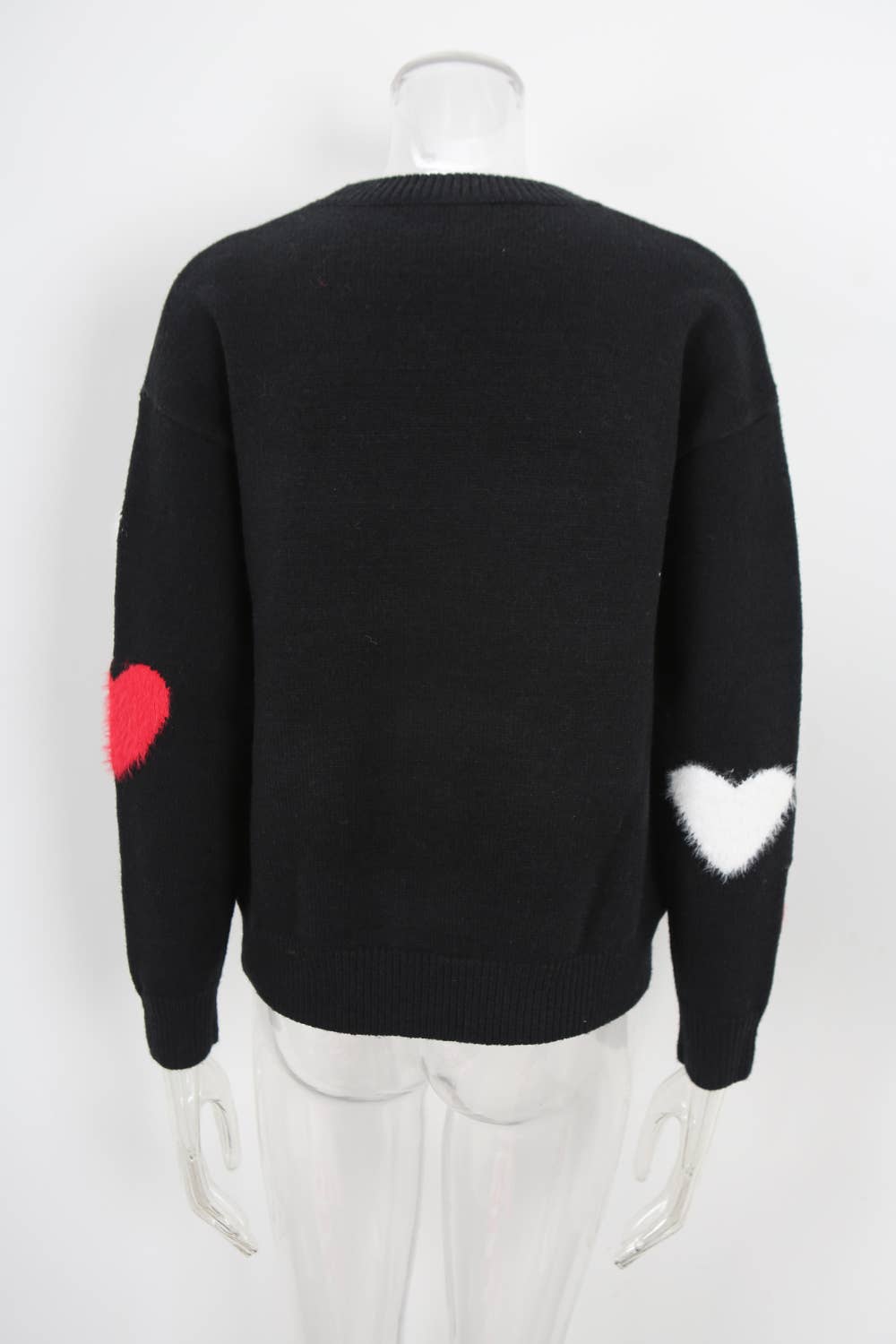 Valentine's day little hearts jacquard sweater