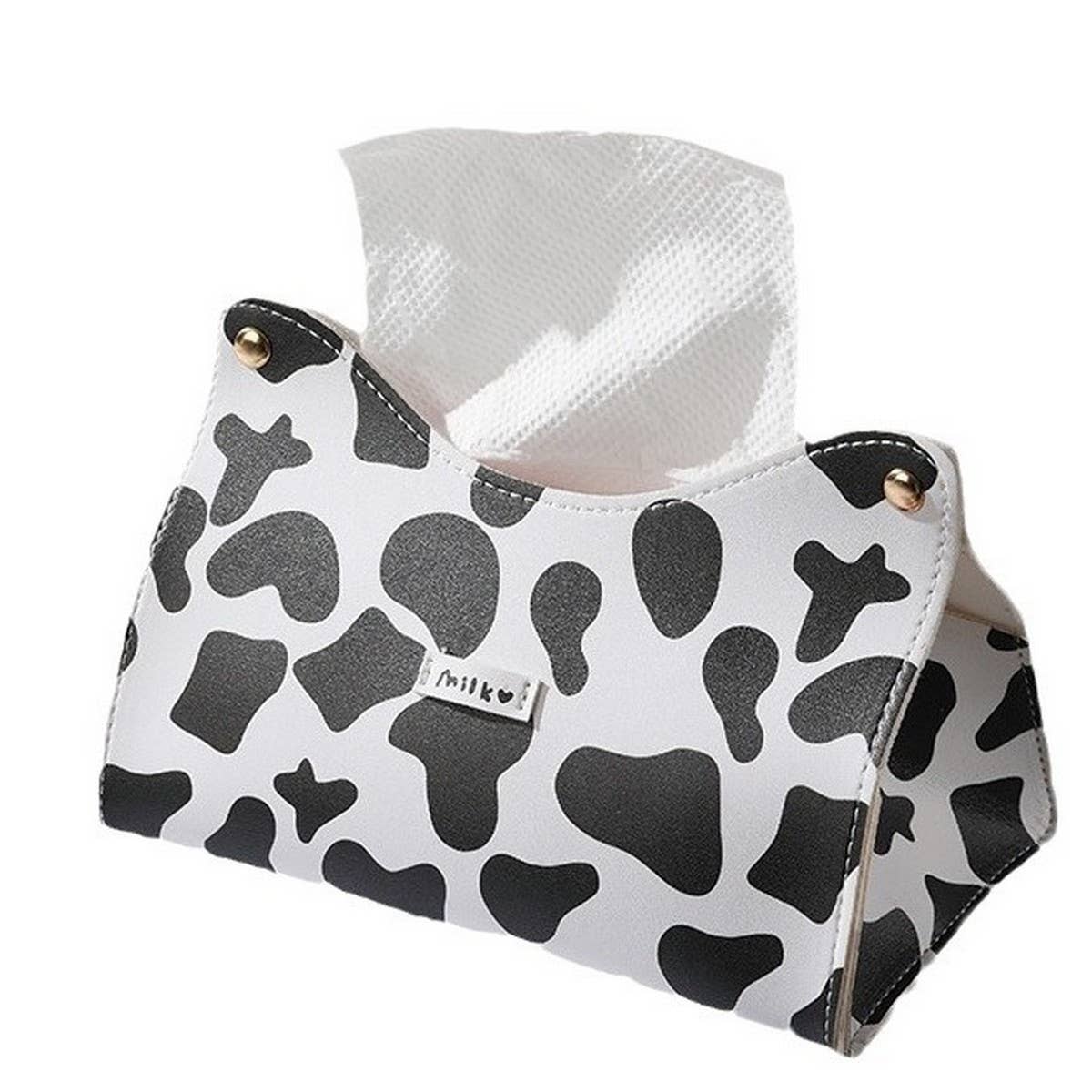NEW HOUSEHOLD CUTE COW CARTOON TABLE TISSUE BOX