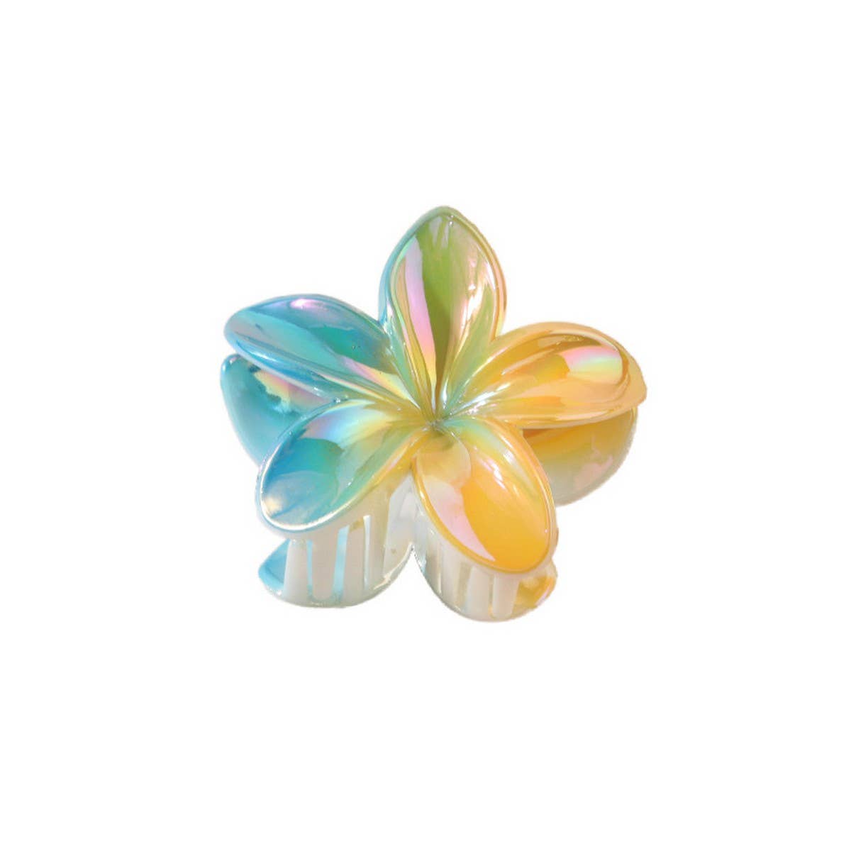 Egg Flower Gradient Hair Claw ? Stylish & Elegant