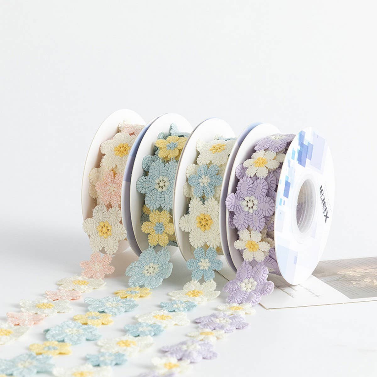 LACE EMBROIDERY FLOWER LACE DIY FABRIC RIBBON