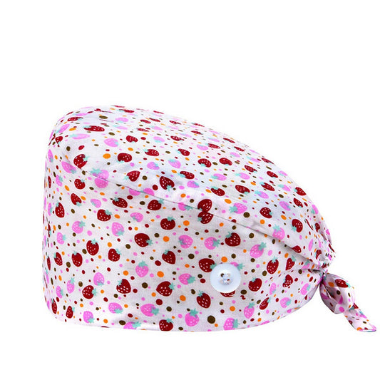 OPERATING ROOM CAP COTTON PRINTED SURGICAL CAP_CWAH3375