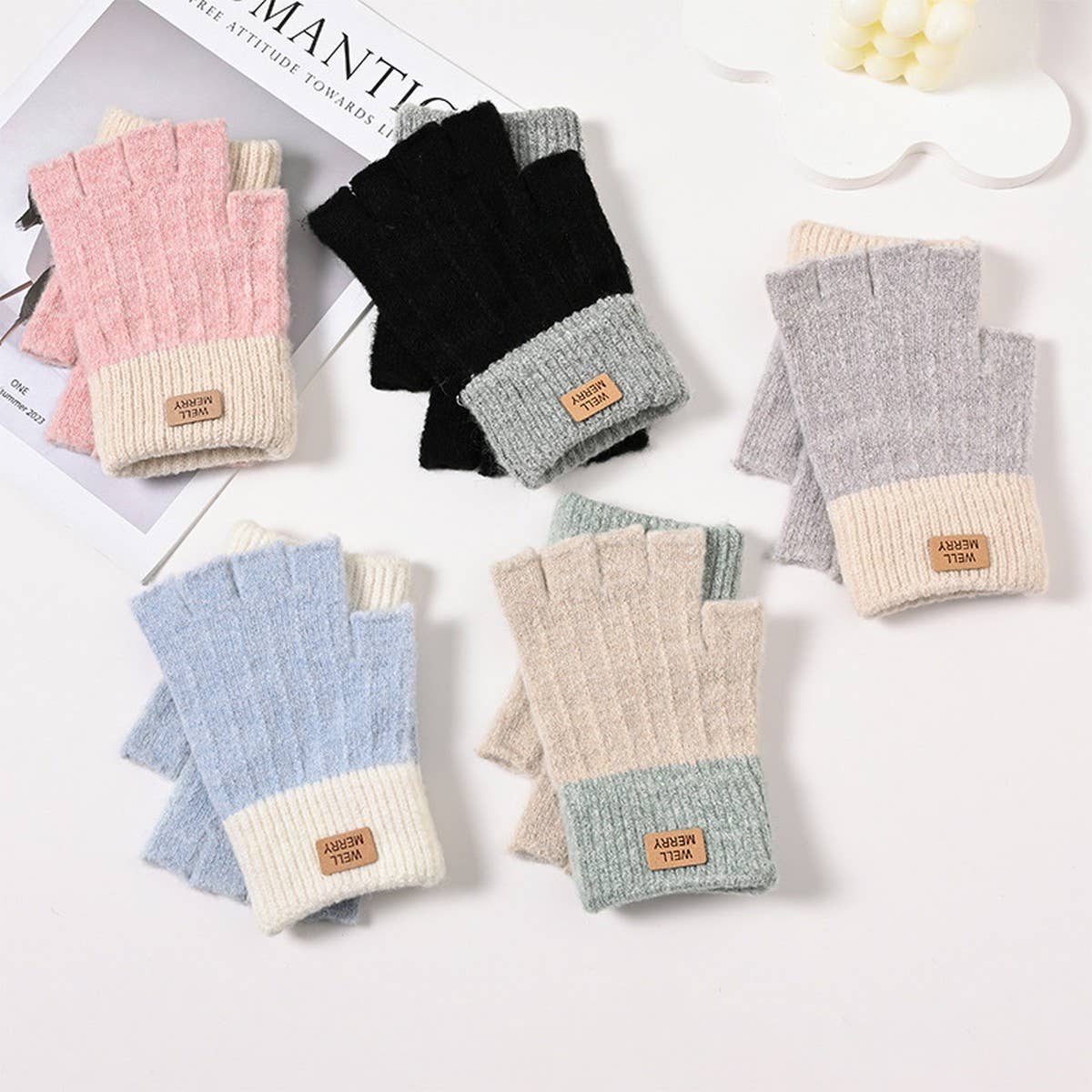 AUTUMN AND WINTER CUTE HALF FINGERLESS GLOVES_CWMM1501