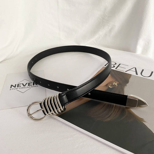 NICHE DESIGN HIGH-END PIN BUCKLE BELT_CWABE0648