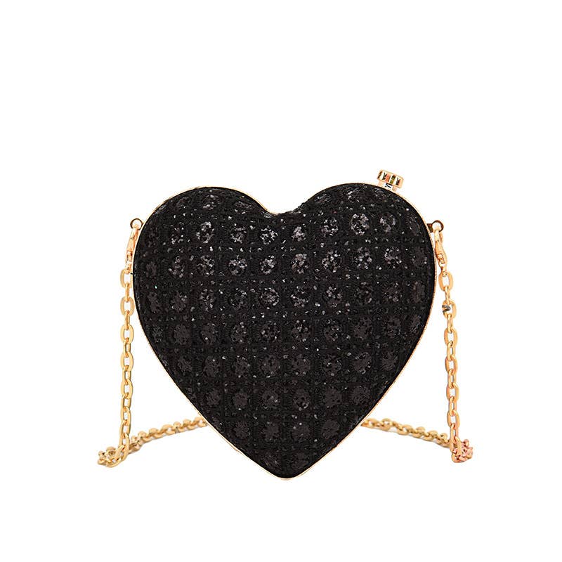 Fashionable rhinestone chic single-shoulder bag
