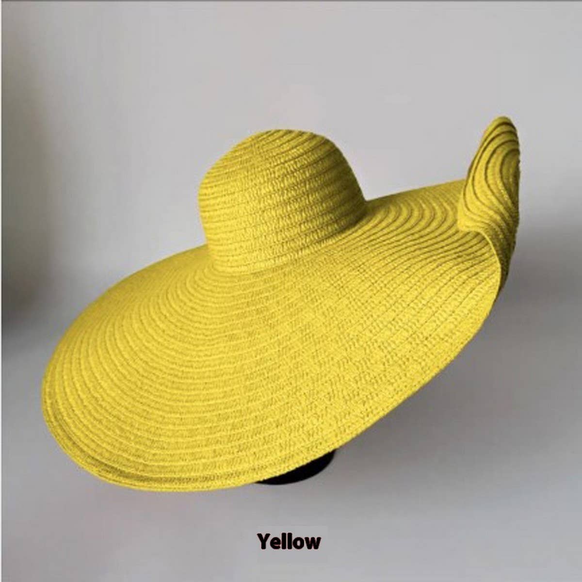 Summer oversized brim straw hat for women_CWAH3399