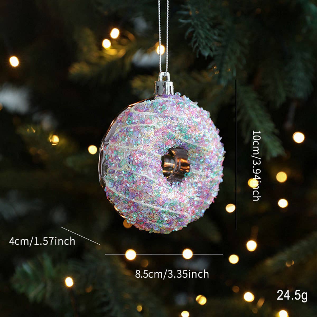CWMM10401_PINK CARTOON CHRISTMAS TREE HANGING ORNAMENTS