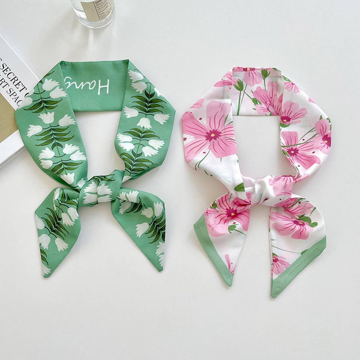 NARROW AND LONG BAG DECORATIVE RIBBONS