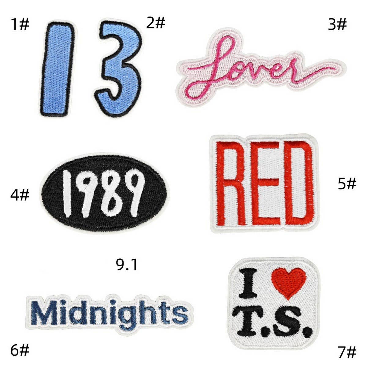 CARTOON ENGLISH ALPHABET PATCH EMBROIDERY PATCH_CWMM4065