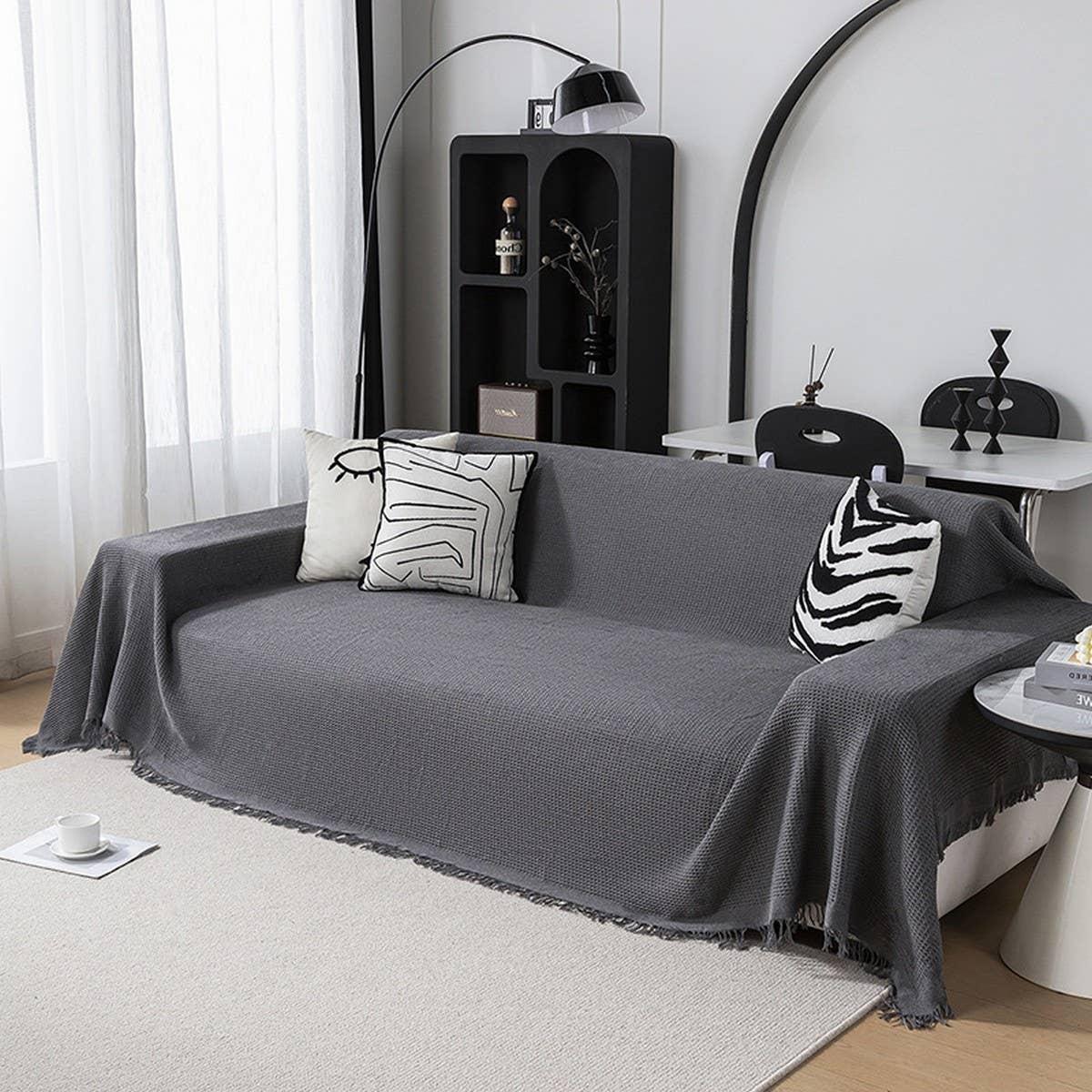 Cotton Sofa Throw Blanket All Season Cover