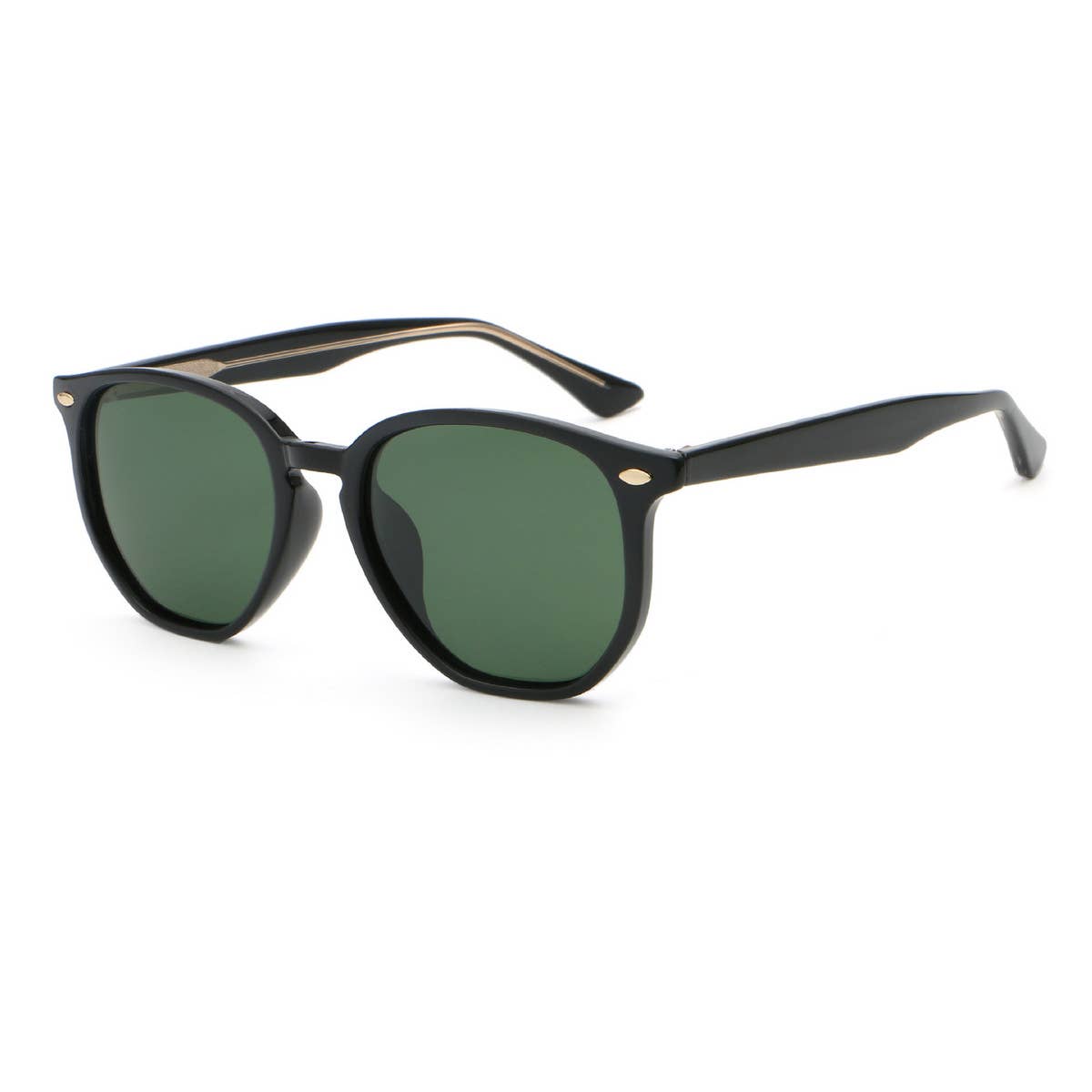 RETRO POLARIZED ROUND FRAME SUNGLASSES_CWASG0502