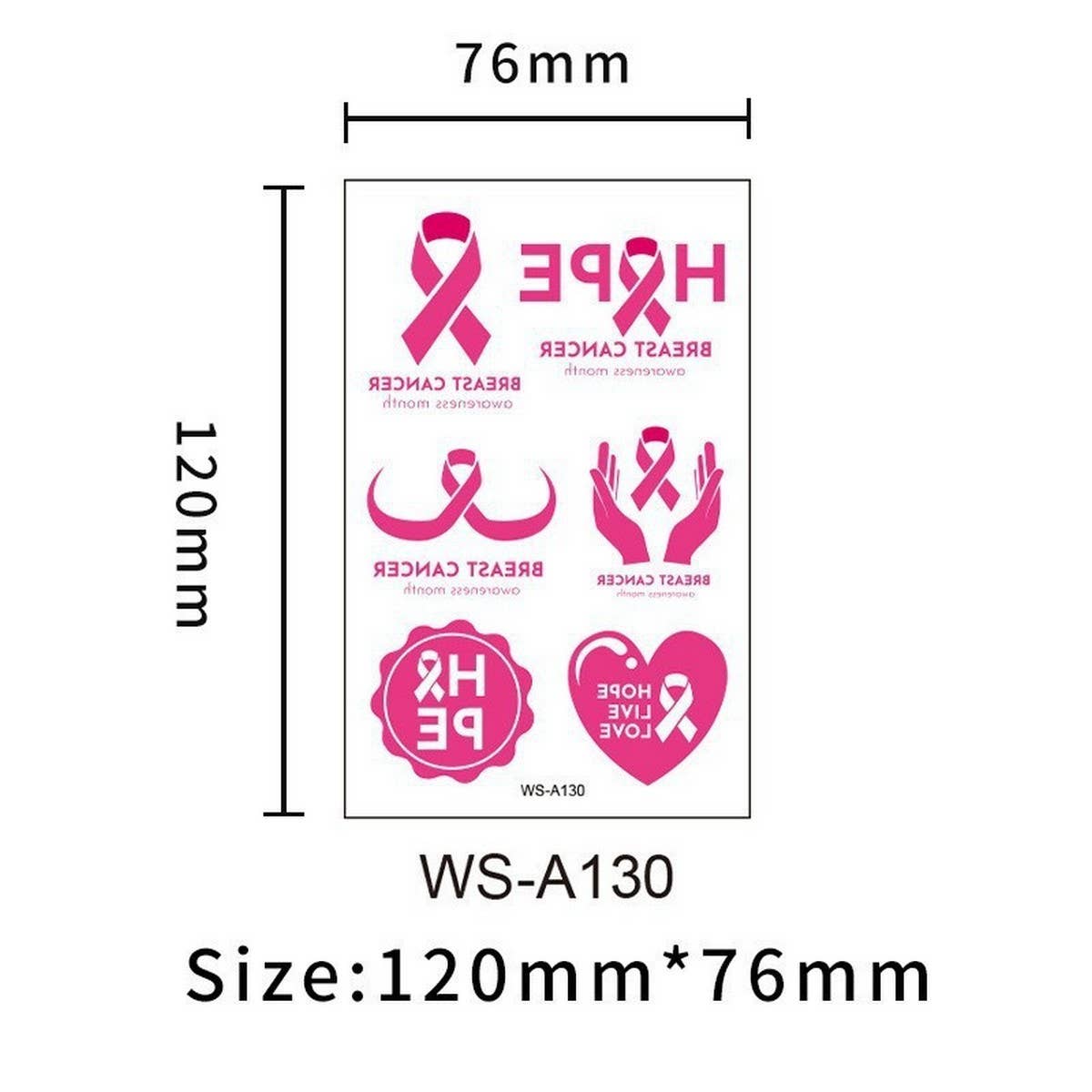 Pink Ribbon Tattoos ??Breast Cancer Awareness_CWMM8380