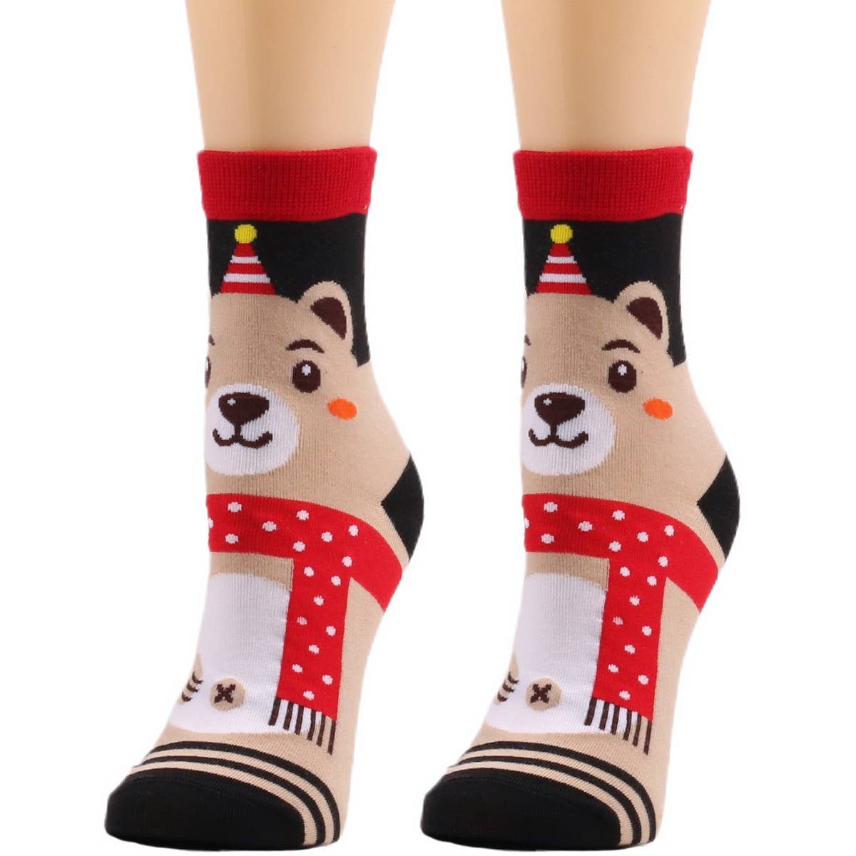 CWMS02688_CHRISTMAS REINDEER SOCKSKNEE HIGH