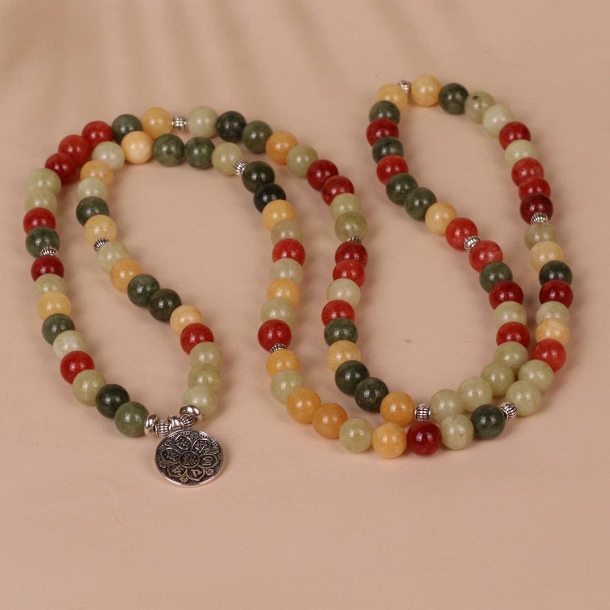 COLORED STONE BEADED BRACELETS WITH STRETCHY BANDS