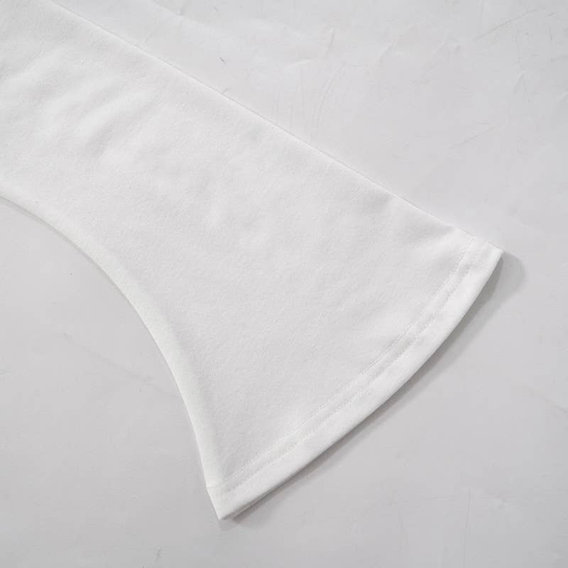 SOLID COLOR V-NECK SEXY LACE PATCHWORK TOP