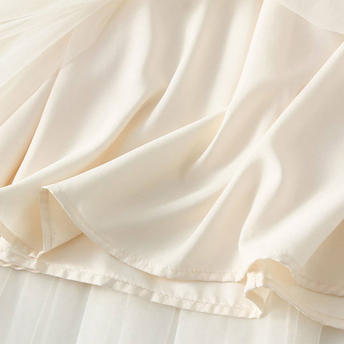 High-Waist Slimming Tulle Puff Skirt