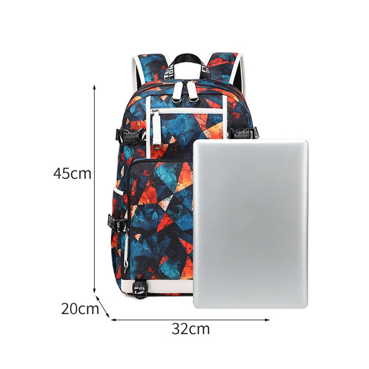 Printed Backpacks for School with Large Capacity_CWAB5372