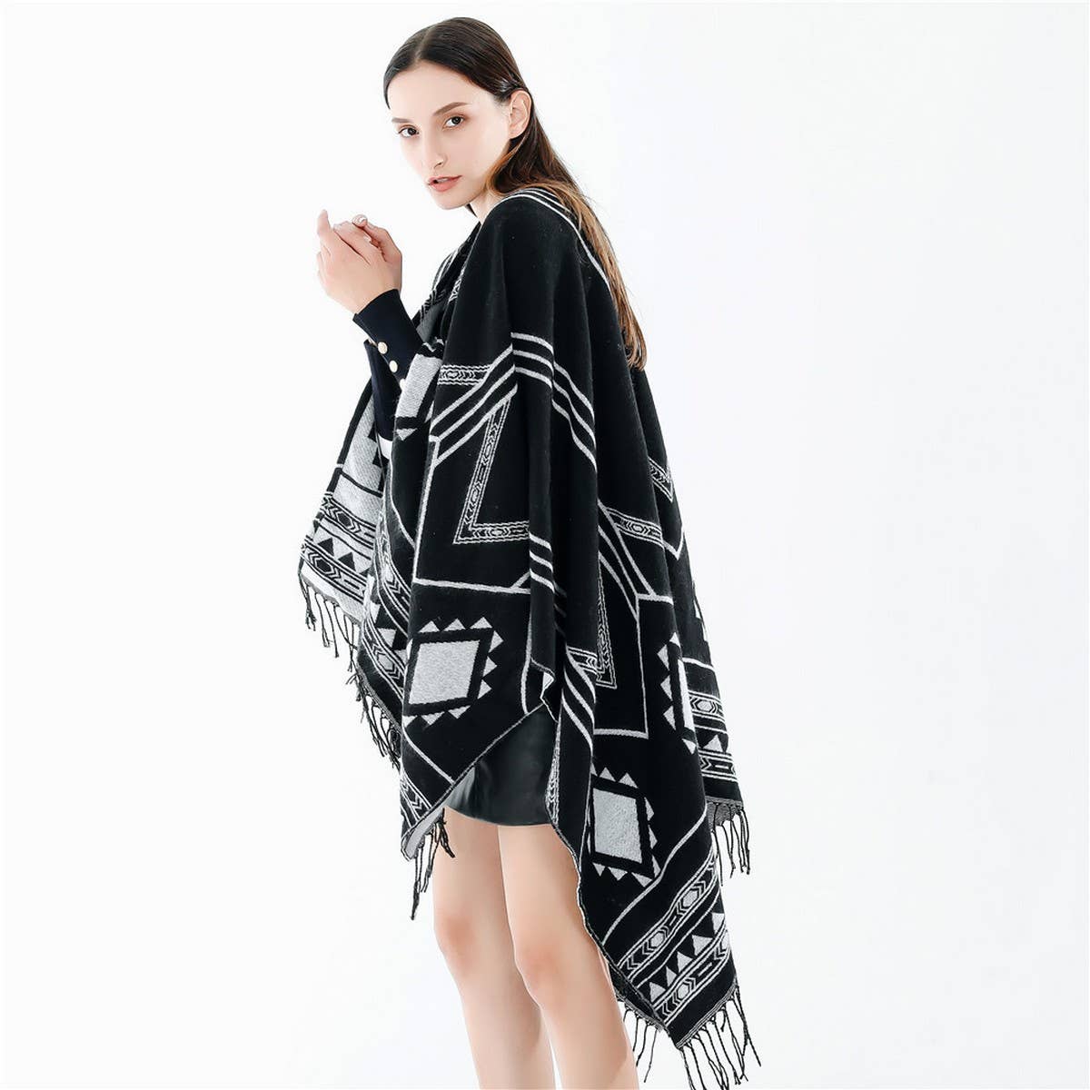 NEW FASHION WARM HIGH-END FAUX CASHMERE SHAWL