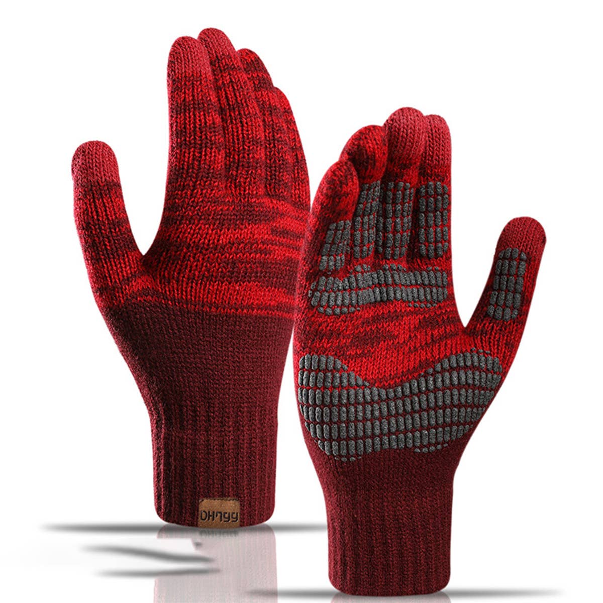 MEN'S COLORBLOCK OFFSET TOUCHSCREEN GLOVES
