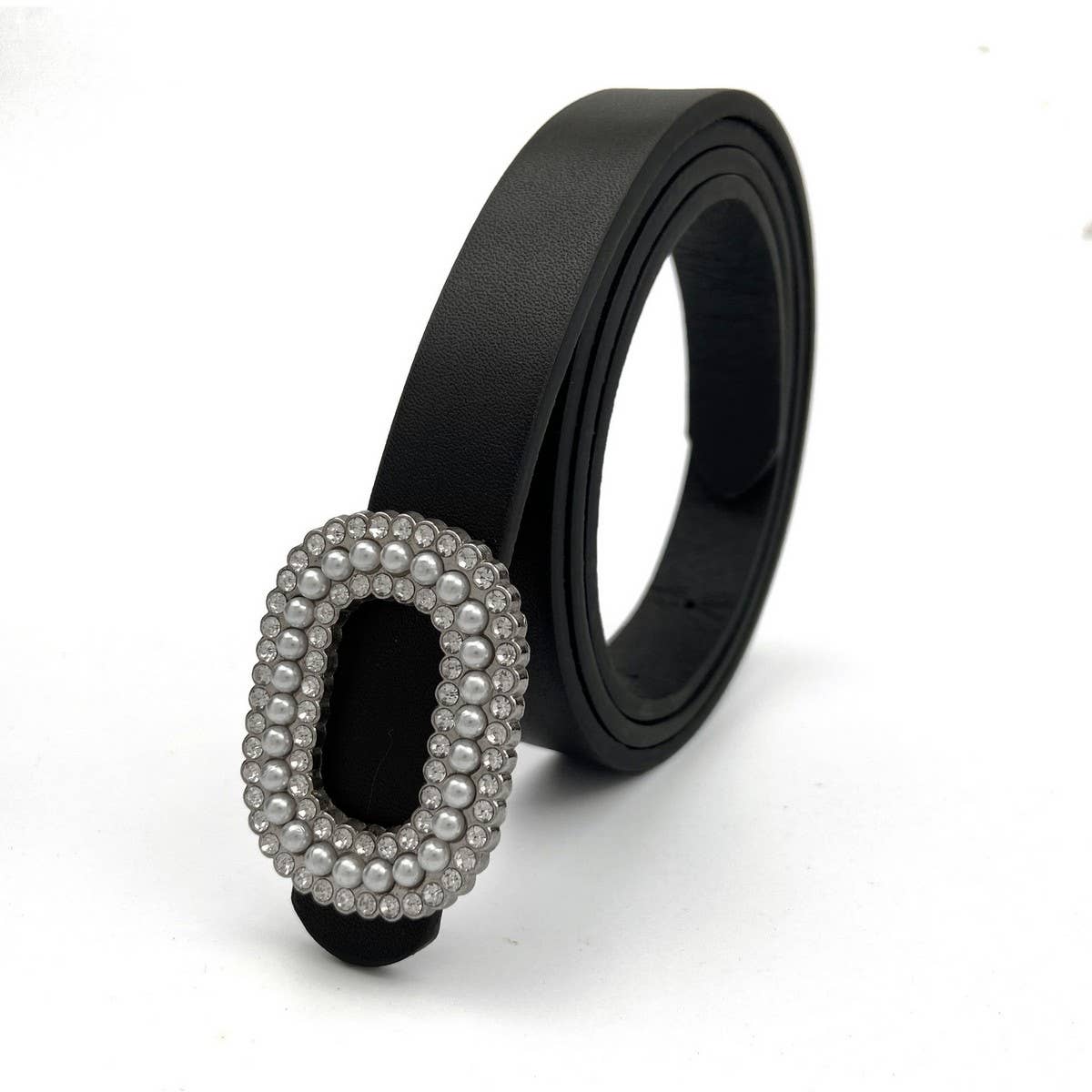 MULTICOLOR RHINESTONE PEARL BELT VERSATILE BELT_CWABE0688