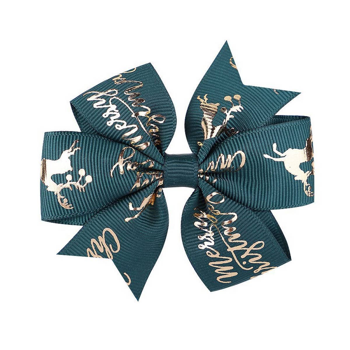 Christmas Bow Hairpin for Girls ? Snowman