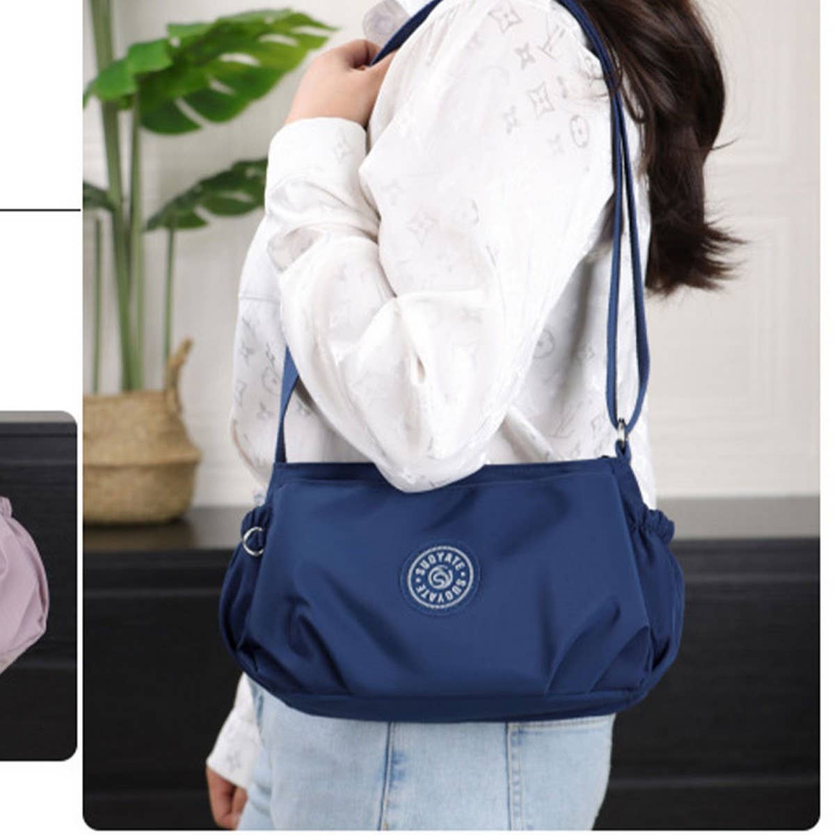 WATERPROOF FABRIC CASUAL SHOULDER MESSENGER BAG