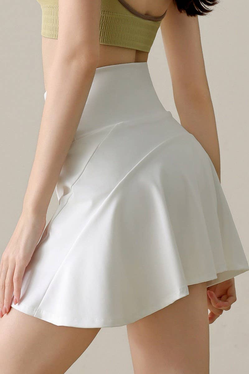 CWBSS0171_ANTI SLIP SPORTS YOGA  SHORT SKIRT