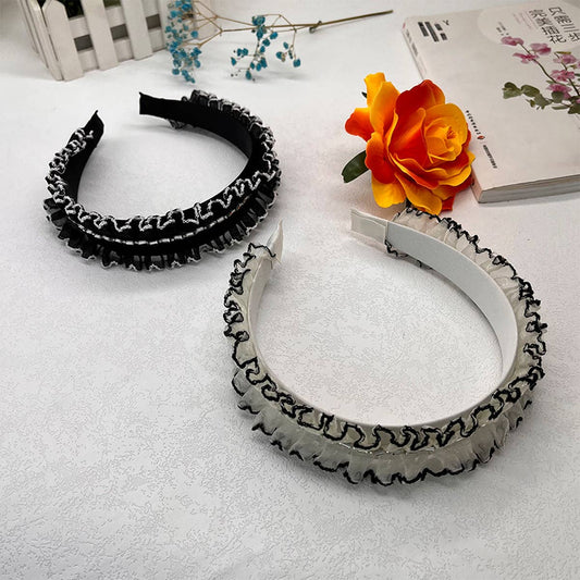 CASUAL RHINESTONE MESH HEADBAND_CWAHA2585