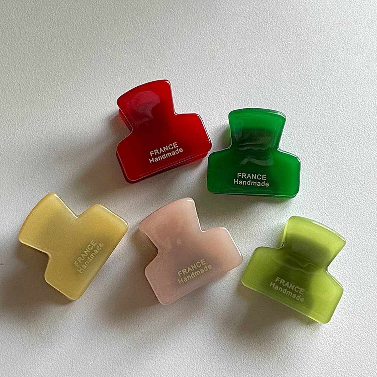 Minimalist Gold-Tone Mini Tortoise Hair Claw