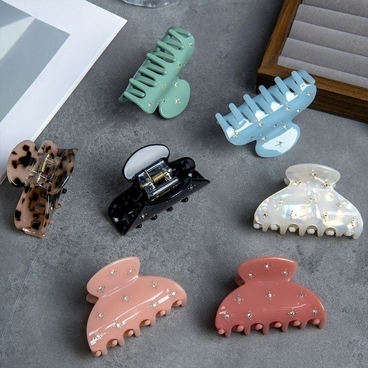 Elegant Mini Claw Clip ? Star Design Hair Grip