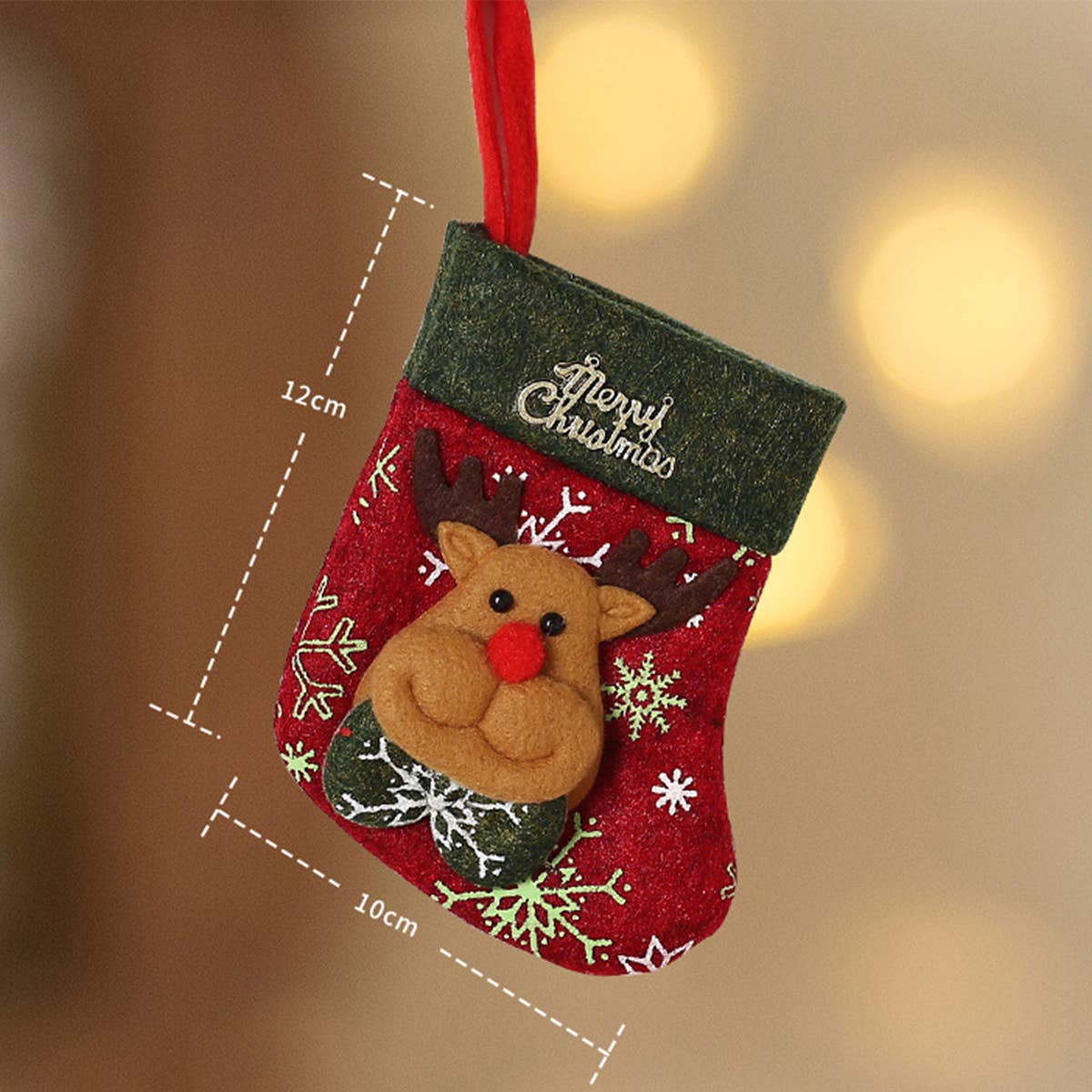 CWMM9344_CHRISTMAS SOCKS CHRISTMAS TREE PENDANT GIFT BAG