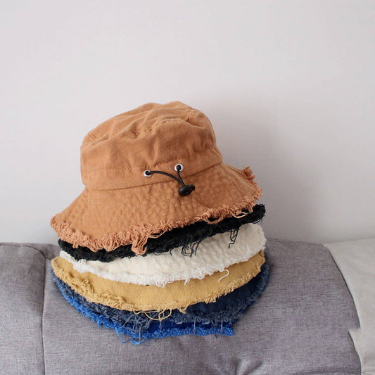 CHILDREN'S PERSONALIZED OLD FUR-EDGED BUCKET HAT_CWAH2866