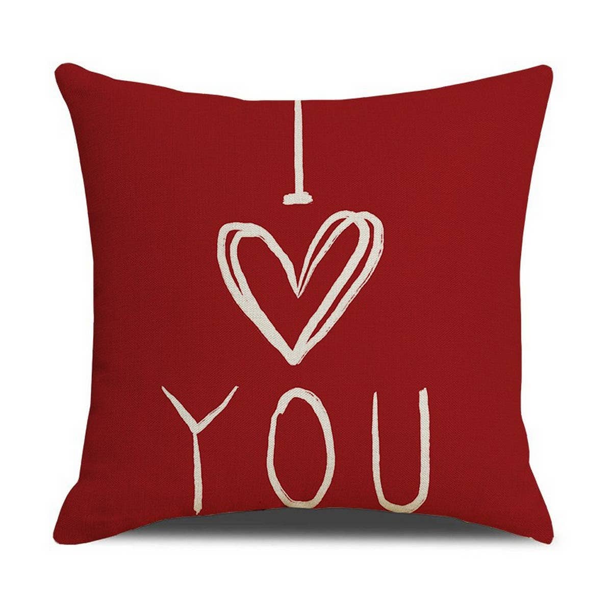 VALENTINE'S DAY LETTER PRINT HOME PILLOWCASE