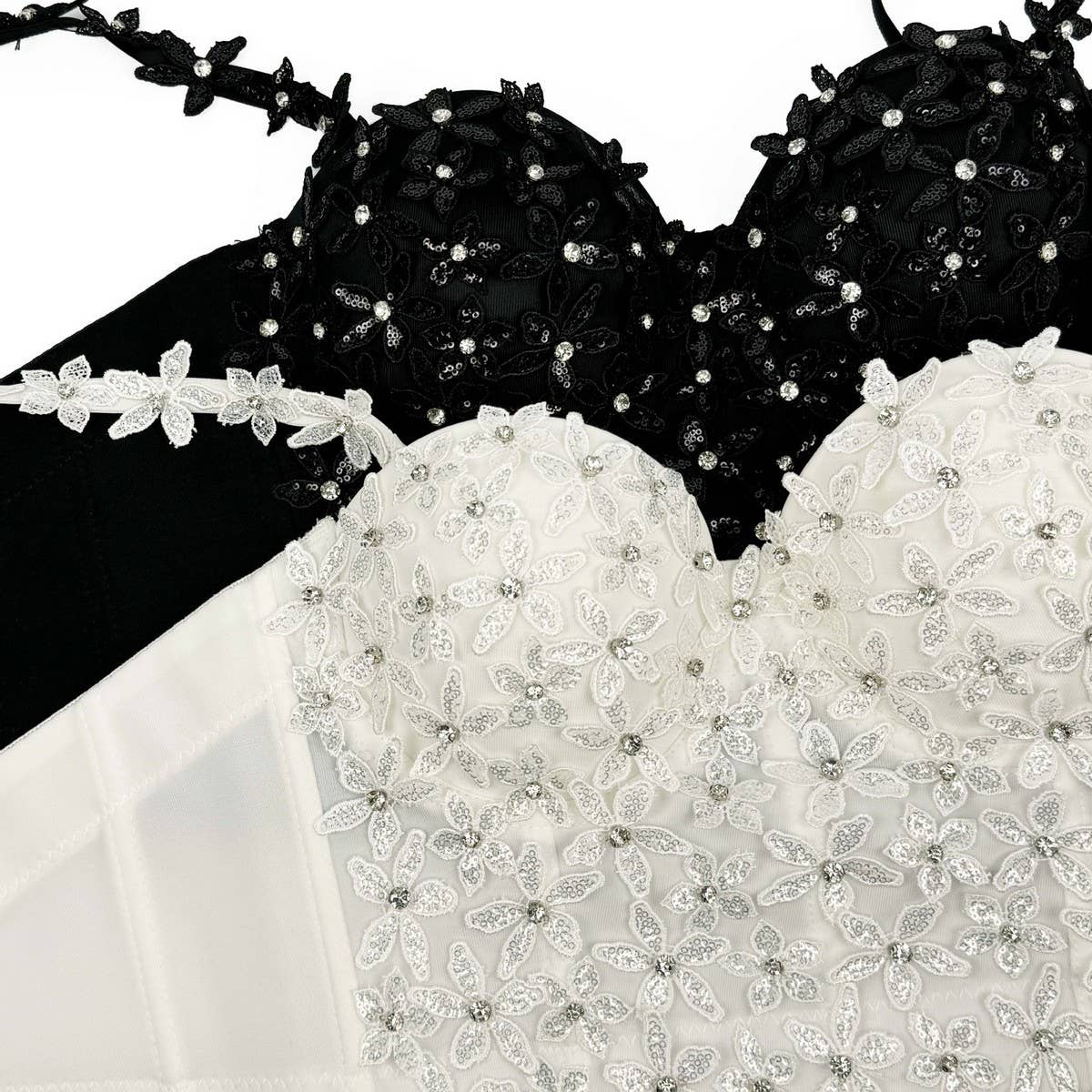 DIAMOND FLOWER HIGH-END PURE HERRINGBONE CORSET