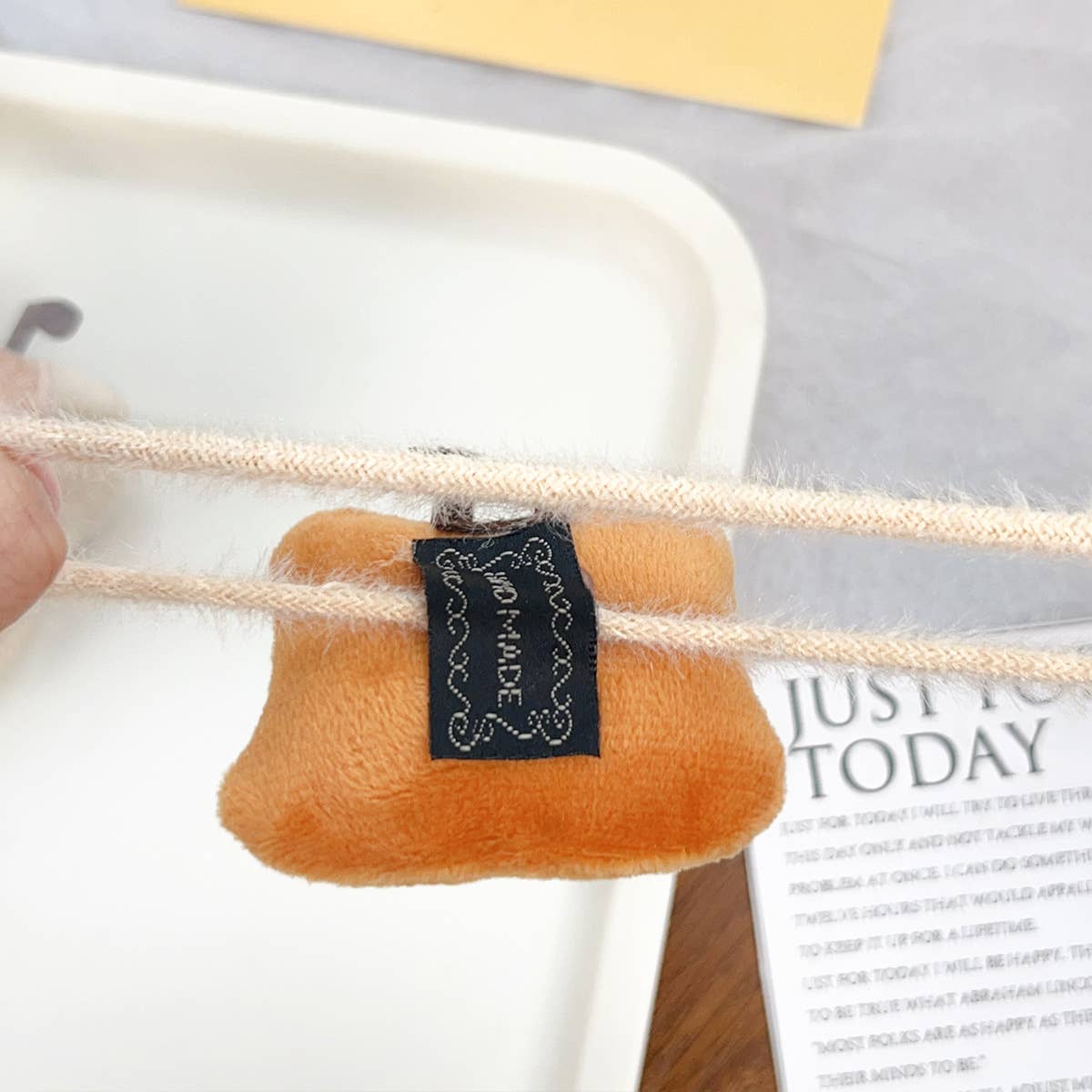 Cartoon rice ball bread hair tie bun hair tie