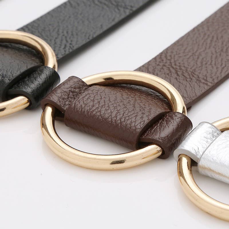 SIMPLE RING POINT WIDE FASHION BRACELET_CWAJE001