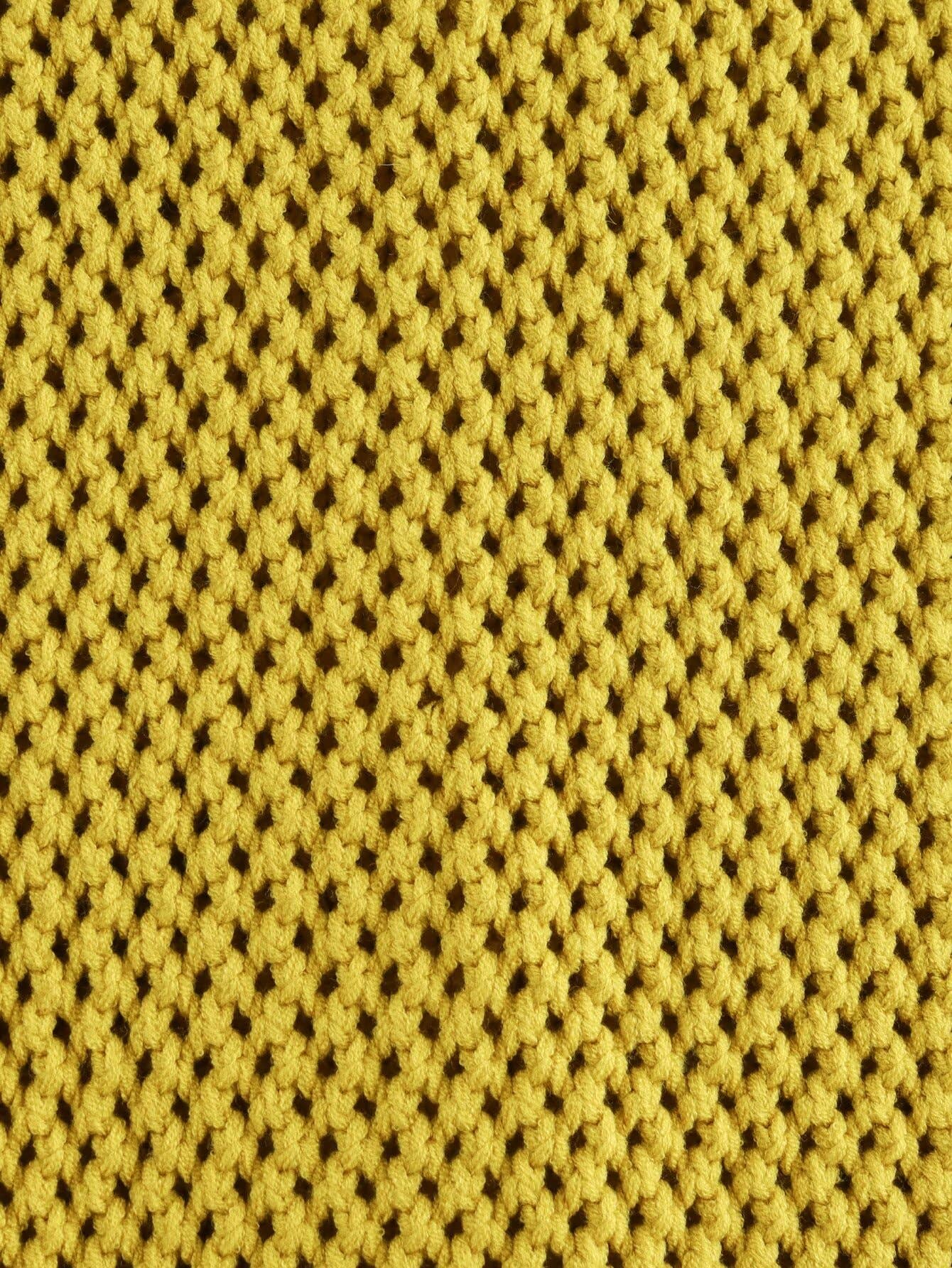 STREET CASUAL COARSE NEEDLE KNIT TOP