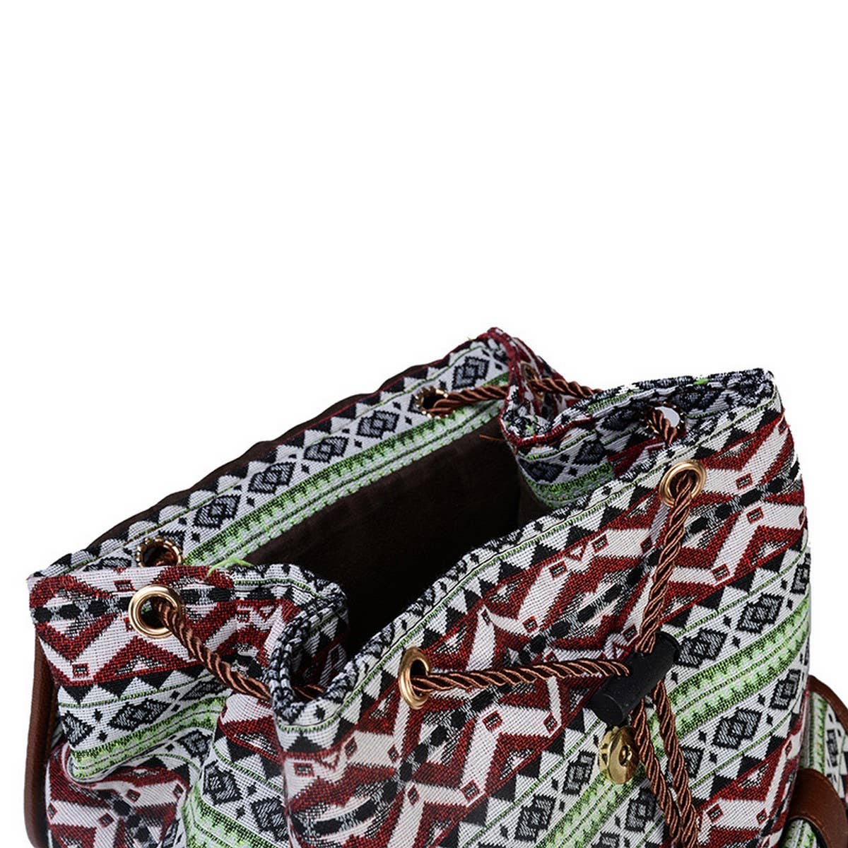 VINTAGE PATTERN BACK-TO-SCHOOL TRAVEL CANVAS BAG_CWAB2218