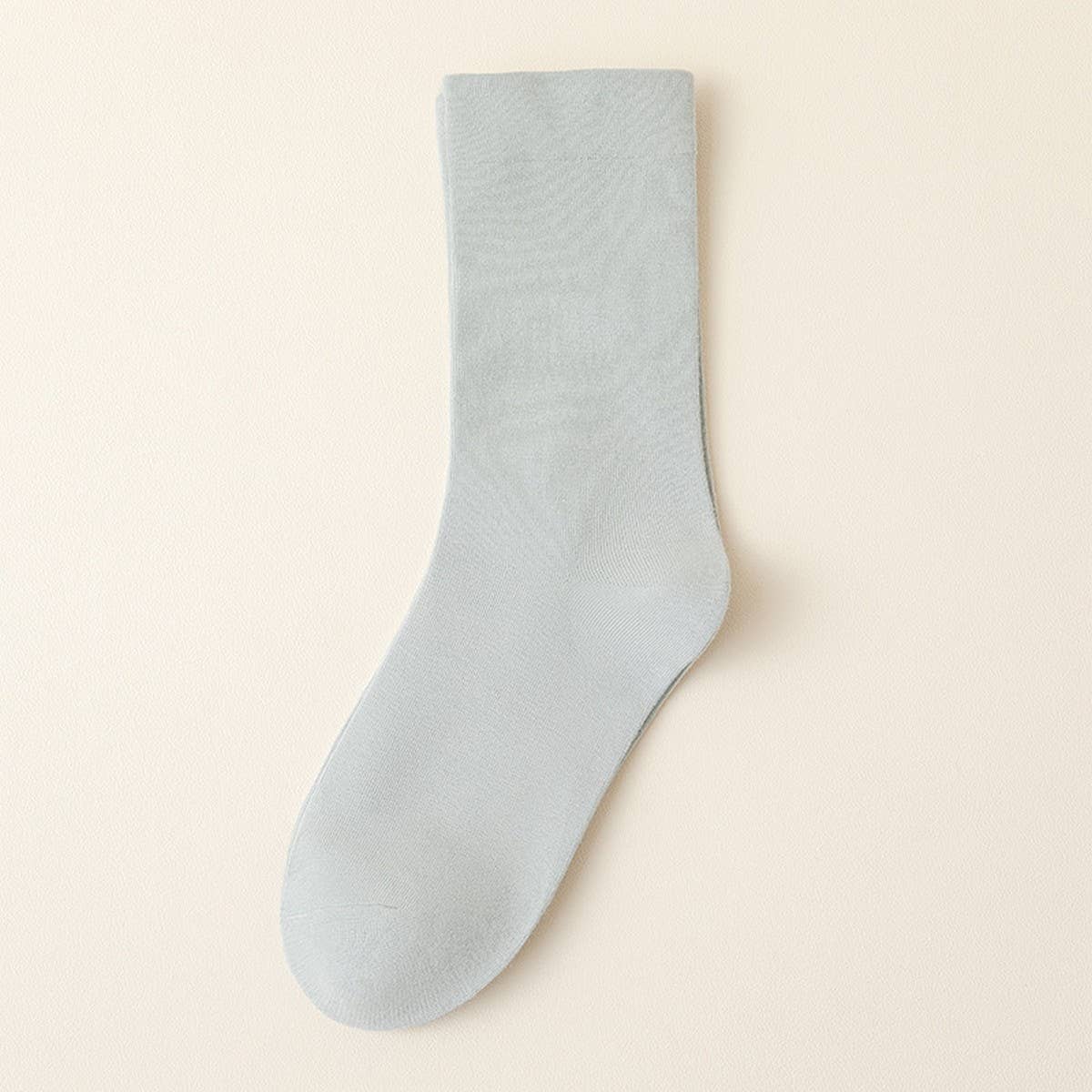 SOLID COLOR BONELESS SOCKS STACKED MID-TUBE SOCKS_CWMS1116