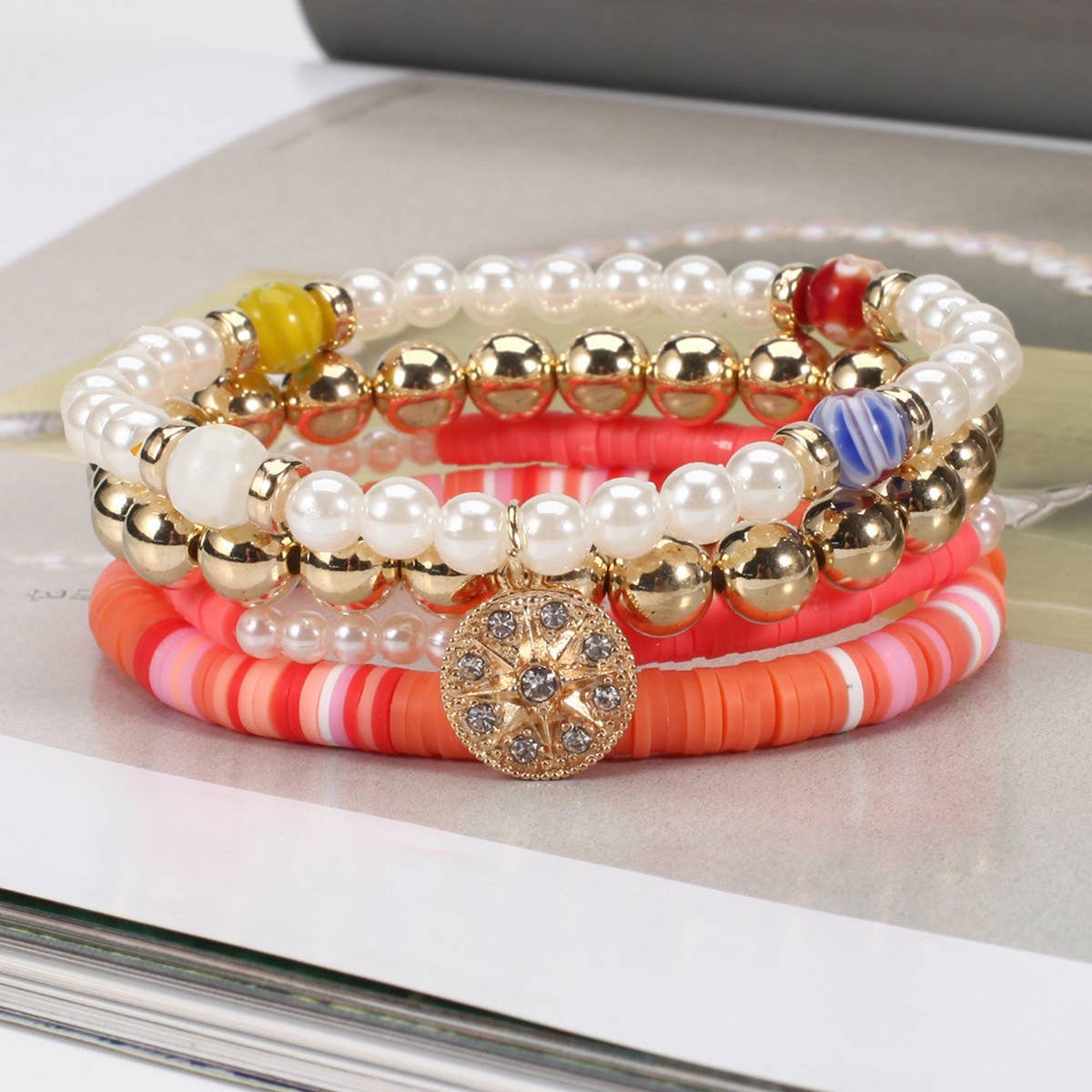 HOT SELLING BOHEMIAN IMITATION PEARL BRACELET